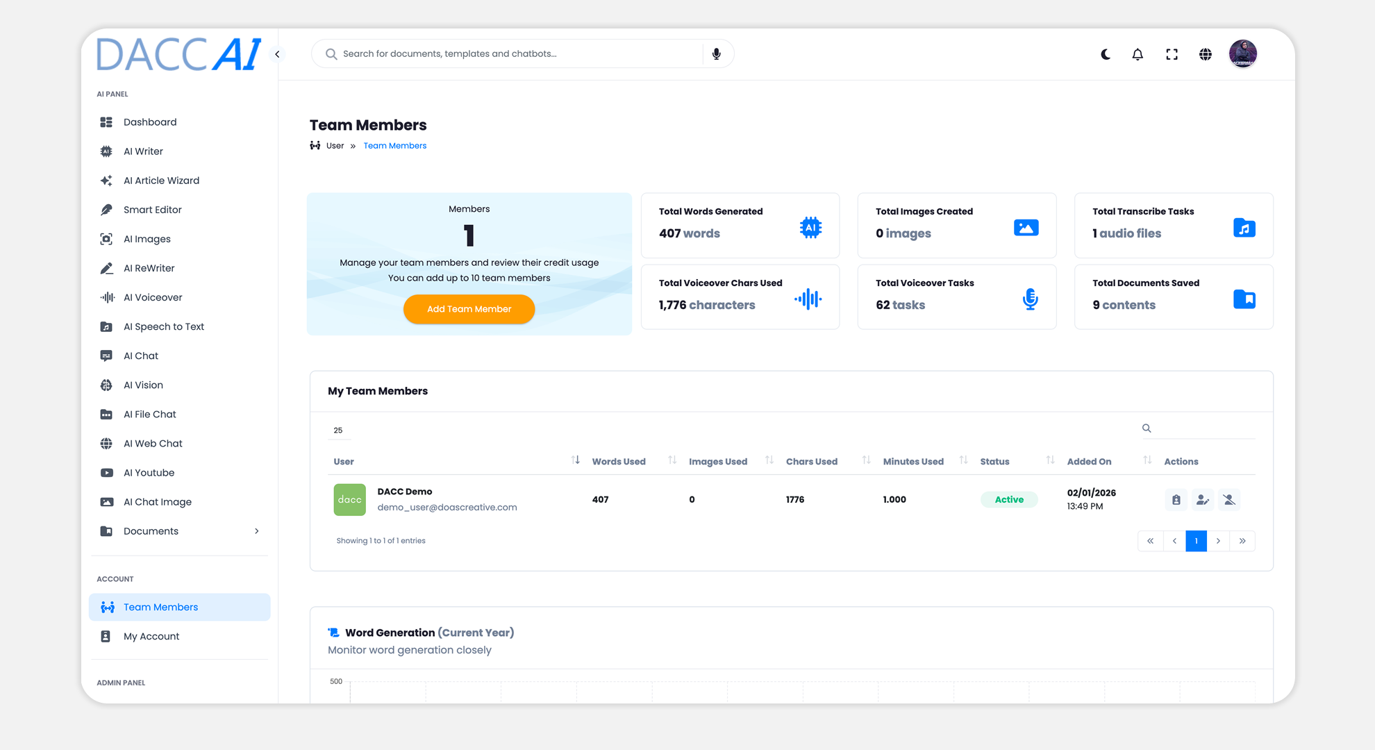 Comprehensive Admin Features - AI 平台